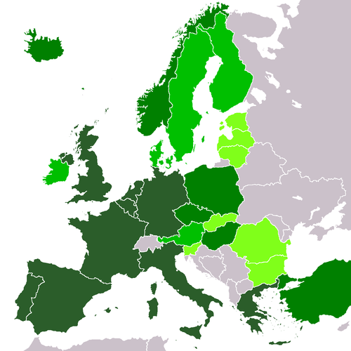 Former Western European Union – its members and associates