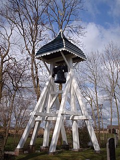 Akmarijp Village in Friesland, Netherlands