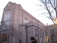 The Holy Cross Priory, new Dominican House in Leicester (on New Walk) Kosciol Sw. Krzyza.jpg