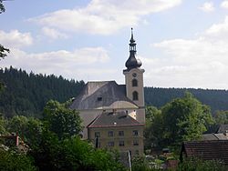 Kostel Narození sv. Jana Křtitele v Úterý