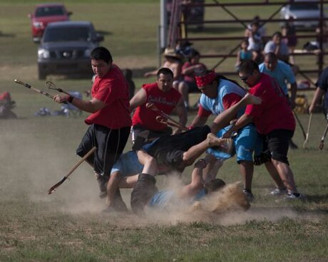 Indigenous North American stickball