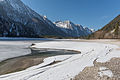 Lago del Predil iarna (Valea Rio del Lago)