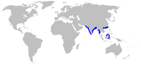 Range of the broadfin shark
