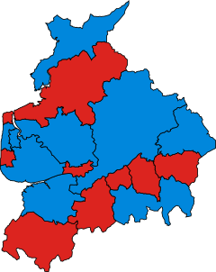 LancashireParlamentní volební obvod2015Results.svg
