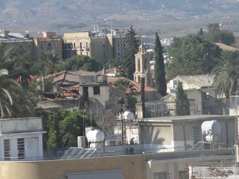 File:Ledra Palace viewed from walled city.jpg