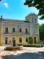 The town hall of Les Arcs