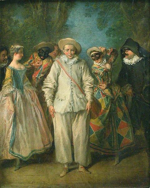 The actors of the Comédie-Italienne by Nicolas Lancret, early 18th century