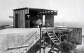 Levant Battery, before removal of gun in the 1970s