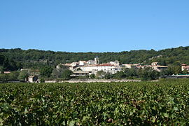 A general view of Lieuran-Cabrières