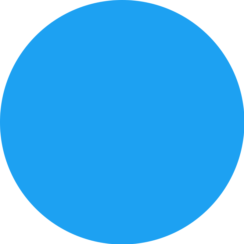 sky blue circle