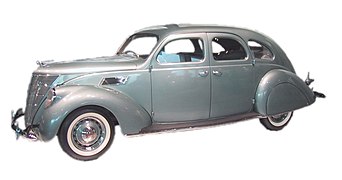 Lincoln-Zephyr V-12 four-door sedan, 1937