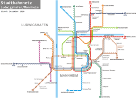 Immagine illustrativa della sezione della tramvia di Mannheim