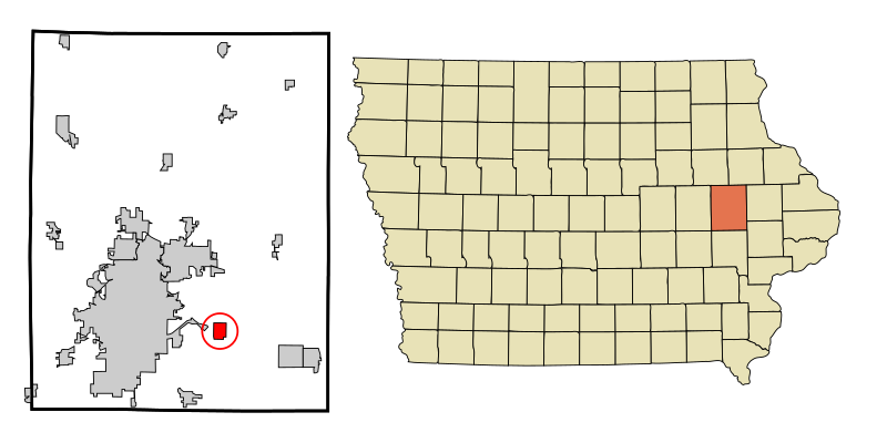 File:Linn County Iowa Incorporated and Unincorporated areas Bertram Highlighted.svg