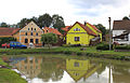 Čeština: Rybník na návsi v Lisově English: Common pond in Lisov, Czech Republic.