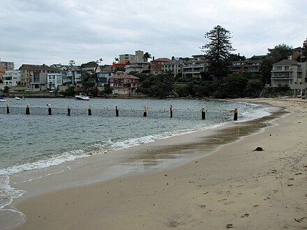 Little Manly Beach in Little Manly Cove, facing east Little Manly Beach 02.jpg