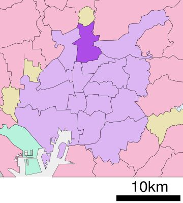 File:Location of Kita ward Nagoya city Aichi prefecture Japan.svg