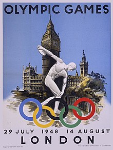 Poster promoting the 1948 Olympics London Olympics.jpg