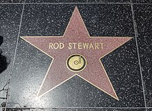 Stewart's star on the Hollywood Walk of Fame Los Angeles (California, USA), Hollywood Boulevard, Rod Stewart -- 2012 -- 5024.jpg