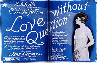 <i>Love Without Question</i> 1920 film