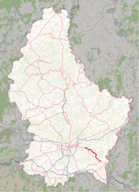 A Route nationale 28 (Luxemburg) cikk illusztrációs képe