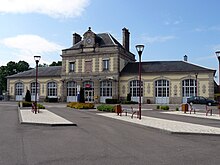 La gare de Luxeuil-les-Bains.