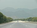 M-2 Motorway approaching the Salt Range