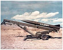 The XM47 (large fins) was only an interim rocket, essentially a rocket test vehicle, and was used for training and testing purposes only. MGR-3 Little John 01.jpg