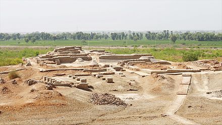 Unexcavated part of Mohenjo-daro