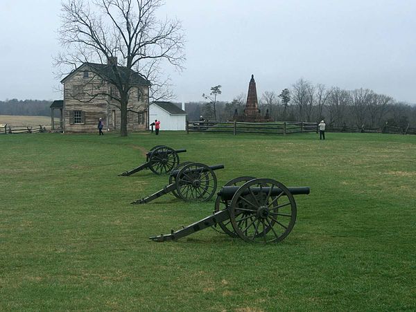 Griffin's battery at Bull Run battlefield