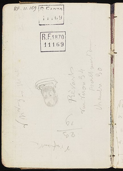 File:Manet - Notes manuscrites et croquis de tête d'homme, RF 11169, 1.jpg