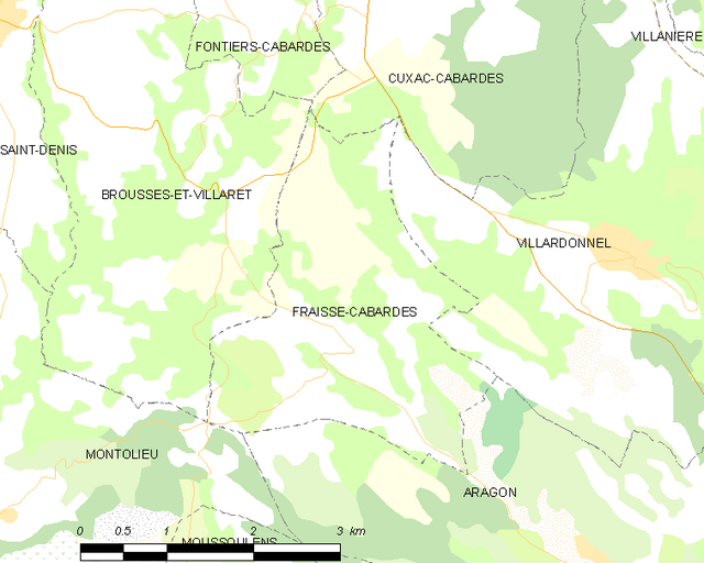 Fraisse-Cabardès - Localizazion