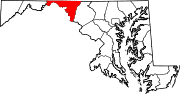 Map of Maryland highlighting Washington County.svg