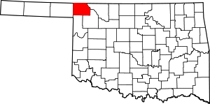 Map of Oklahoma highlighting Harper County.svg