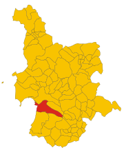Lokasi Santa Giusta di Provinsi Oristano