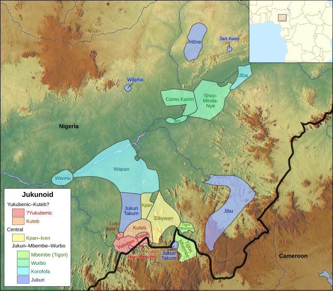 File:Map of the Jukunoid languages.svg