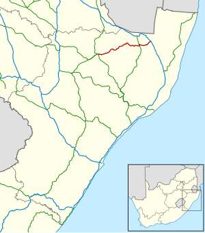 Map of the R69 (South Africa).svg