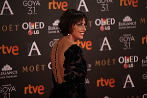María Barranco en los Premios Goya de 2017.