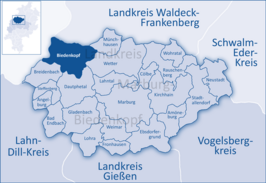 Kaart van Biedenkopf