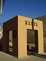 Marker of Marfa MarfaBoxMarkerPlaque.JPG