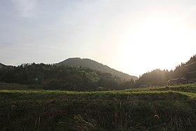 石見丸山城の遠景