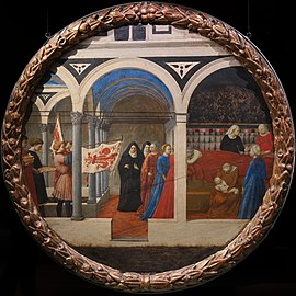 Masaccio, Desco da Parto, c1423, Berlin, Gemaldegalerie.jpg
