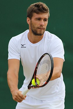 Nikola Mektić ve Wimbledonu 2017