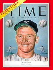 Mantle on the cover of Time (June 15, 1953)