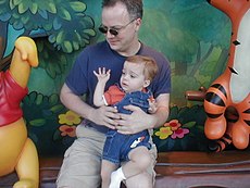 Mike and Joshua at Disney World