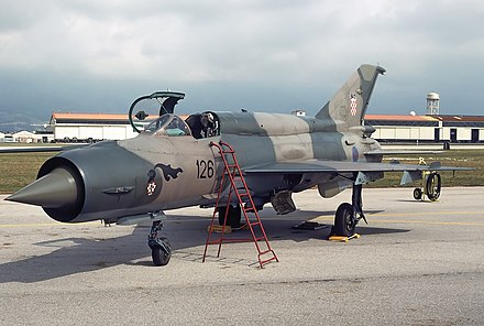 Croatian MiG-21bis 1996.