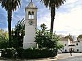 Centro de la ciudad;  torre del reloj y museo