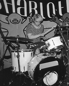 Molly Neuman with Bratmobile, 1994.jpg