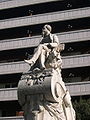 El monument a Serafí Pitarra, a es:Frederic Soler.