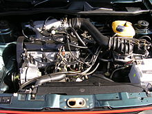 Motor des Golf GTI von 1983 mit 1,8 Liter Hubraum und 112 PS (82 kW)