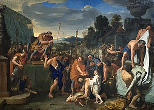 Mucius Scaevola devant Porsenna  1643 - 1645  Mâcon, musée des Ursulines